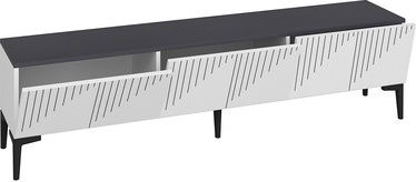 TV-laud Kalune Design Artemis, valge/antratsiit, 370 mm x 1800 mm x 450 mm
