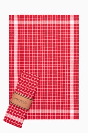 Käterätikute komplekt köögi Foutastic Kareli 192DCH1662, punane, 45 x 65 cm, 5 tk