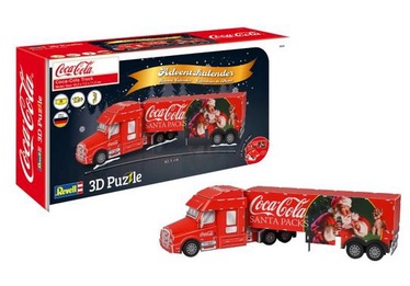 3D пазл Revell Coca-Cola Truck 01041, 42.5 см x 7.5 см