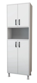 Virtuves skapītis Kalune Design M7 1106, balta, 358 mm x 626 mm x 1910 mm