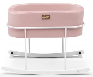 Люлька для младенцев Kalune Design Hier Cradle, белый/розовый, 90 x 58 см