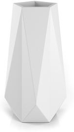 Puķu pods Monumo Siena Light MSP2286, polietilēns, 41 cm x 41 cm, balta