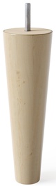 Baldų kojelės Sleepwell Cone, 6 cm x 6 cm, 18 cm, Ø 6 cm, medžio