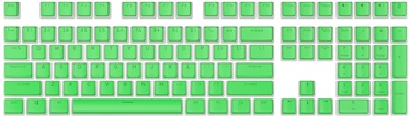 Колпачки клавиш Royal Kludge Pudding PBT Keycaps 104 pcs Grass Green PBT ISO, зеленый