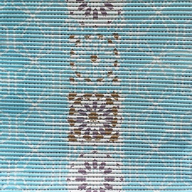Vannas istabas paklājs Besk, zila, 100 cm x 65 cm