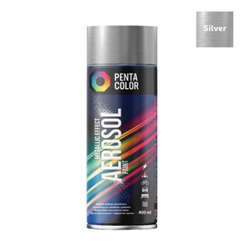 Krāsu aerosoli Pentacolor Metallic Effect, dekoratīvie, sudrabs, 0.4 l