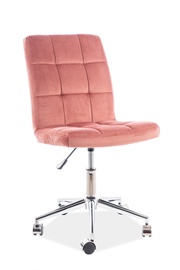 Biroja krēsls Q-020, rozā