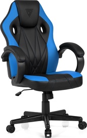 Spēļu krēsls SENSE7 Prism, 61.5 x 58 x 110 - 119 cm, zila/melna