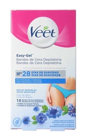 Полоски для депиляции Veet Easy Gel Sensitive, 16 шт.