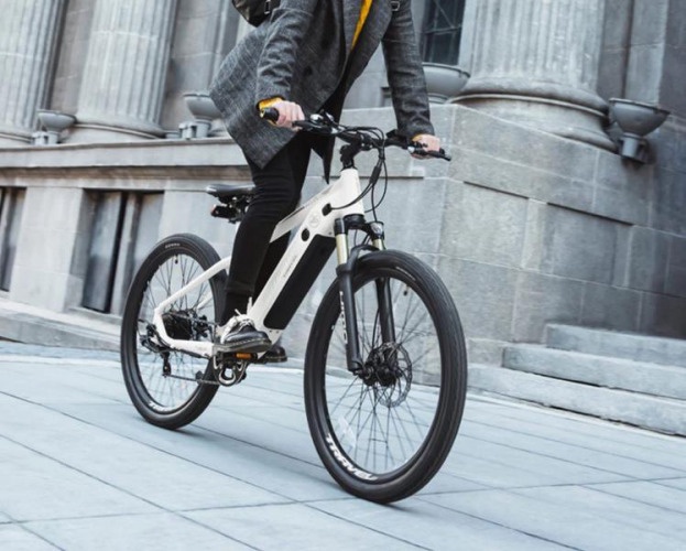 Elektriskais velosipēds Himo Max C26 White, 26", 25 km/h