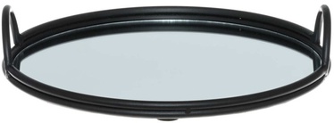 Kandik 4Living Mirror 111072, klaas/metall, Ø 30 cm, 6 cm, must