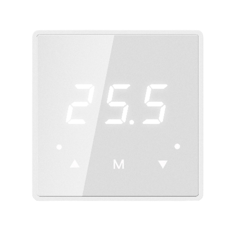 Программируемый термостат отопления Thermoval TVT 33 WiFi W, встраивается в стену, белый, 8.4 см, 5 - 60 °С