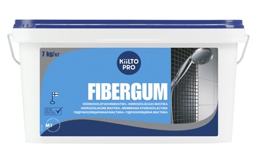 Hidroizolācija mitrām telpām Kiilto Fibergum, 7 kg