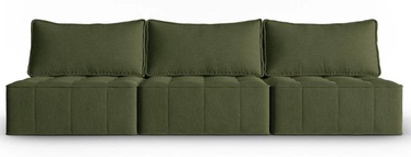 Moduļu dīvāns Micadoni Home Mike, zaļa, 240 x 90 cm x 78 cm