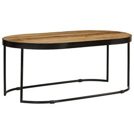 Kafijas galdiņš VLX 246626, brūna/melna, 1000 mm x 550 mm x 400 mm