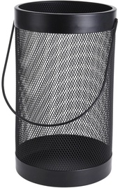 Laterna Black Red White THK-079652, metāls, Ø 15.5 cm, melna