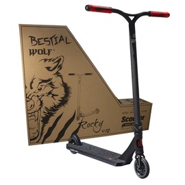 Skūteris Bestial Wolf R12, melna