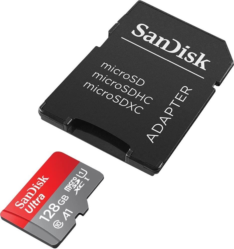 Mälukaart SanDisk Ultra, 128 GB, 140 Mb/s
