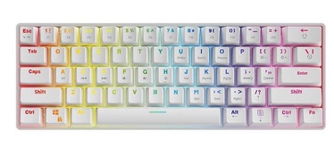 Клавиатура Savio Mechanical Keyboard Whiteout Brown Outemu Brown Английский (US), черный