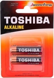 Батареи Toshiba LR03GCA, AAA, 1.5 В, 2 шт.