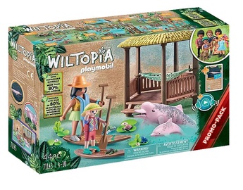 Конструктор Playmobil Wiltopia Paddling Tour With River Dolphins 71143, пластик