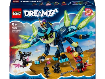 Konstruktor LEGO® DREAMZzz Zoey ja kass-öökull Zian 71476