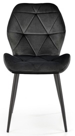 Ēdamistabas krēsls K453, matēts, melna, 48 cm x 53 cm x 86 cm