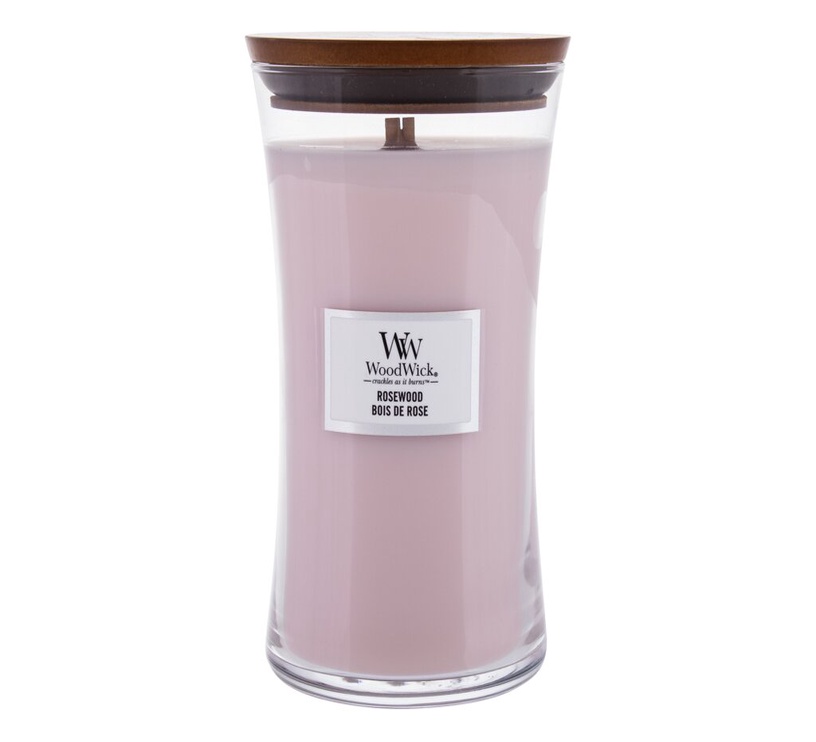 Svece aromātiskā WoodWick Rosewood, 120 h, 609.5 g, 180