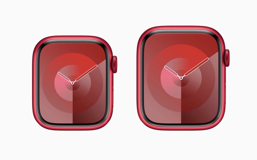 Умные часы Apple Watch Series 9 GPS + Cellular 41mm Aluminium Sport Band M/L, красный