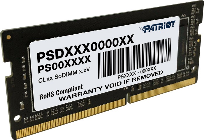 Operatīvā atmiņa (RAM) Patriot Signature Line, DDR4 (SO-DIMM), 32 GB, 3200 MHz