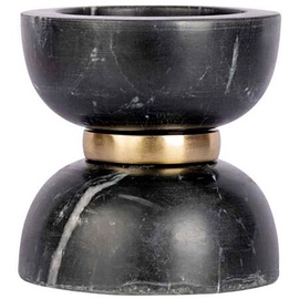 Küünlahoidja Kayoom Satori 100, marmor/metall, Ø 12.75 cm, 12.75 cm, kuldne/must