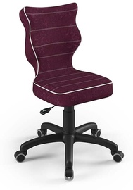 Bērnu krēsls Petit VS07, melna/violeta, 35 cm x 83 cm