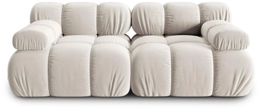 Moduļu dīvāns Micadoni Home Bellis 2 Seats, gaiši bēša, 188 x 94 cm x 63 cm