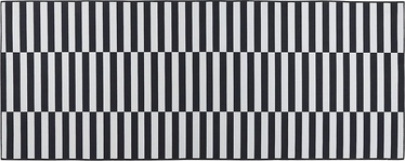 Ковровая дорожка Beliani Pacode, белый/черный, 200 см x 80 см