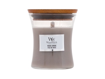 Svece, aromātiskā WoodWick Wood Smoke, 30 h, 85 g