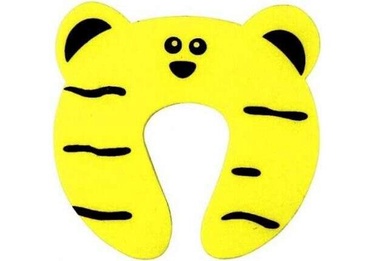 Uksepiiraja Tiger, 100 mm x 100 mm, plastik, kollane