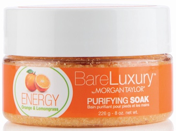 Nagu sāls Morgan Taylor Bare Luxury Energy Orange & Lemongrass Purifying Soak, 226 g