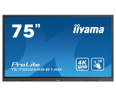 Monitors Iiyama ProLite TE7502MIS-B1AG, 75", 8.5 ms