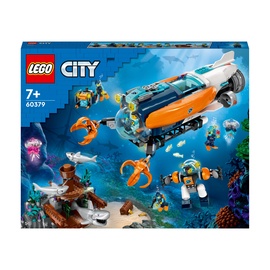 Конструктор LEGO City Deep-Sea Explorer Submarine 60379, 842 шт.
