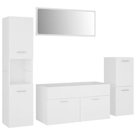 Комплект мебели для ванной VLX 3070928, белый, 38.5 x 90 см x 46 см
