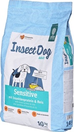 Сухой корм для собак Josera Green Pet Food Insect Dog Sensitive, рис, 10 кг