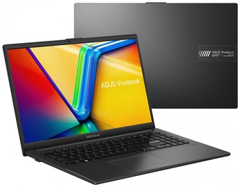 Nešiojamas kompiuteris Asus Vivobook Go 15 OLED E1504FA-L1220W PL, AMD Ryzen 5 7520U, 8 GB, 512 GB, 15.6 ", AMD Radeon Graphics, juoda