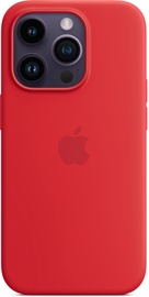 Vāciņš Apple Silicone Case with MagSafe, Apple iPhone 14 Pro, sarkana