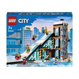 Конструктор LEGO® City Ski and Climbing Centre 60366, 1054 шт.