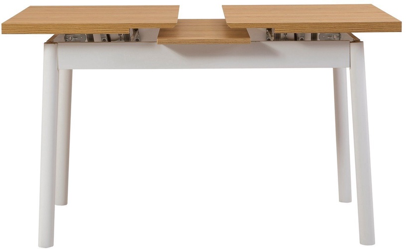 Ēdamistabas komplekts Kalune Design OLV-AC-TK2, balts/koka