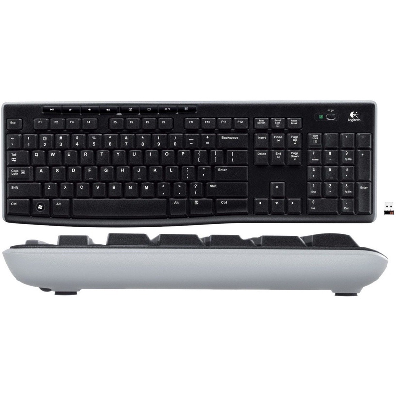 Klaviatuur Logitech K270 INT, EN, must, juhtmeta