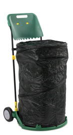 Aiakäru, plastik/metall, must/roheline
