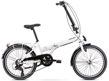 Jalgratas kokkuklapitavad Romet Wigry Eco, 20 ", 13" raam, valge