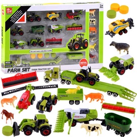 Transporta rotaļlietu komplekts SunQ Toys Farm Set ZA4366, daudzkrāsaina