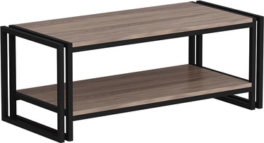 Kohvilaud Kalune Design Lesa, must/tamm, 120 cm x 40 cm x 45 cm
